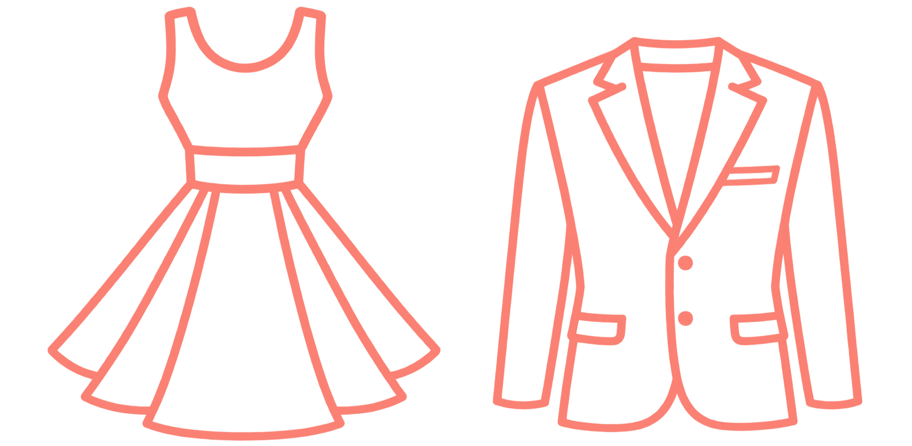 Vestido y traje formal